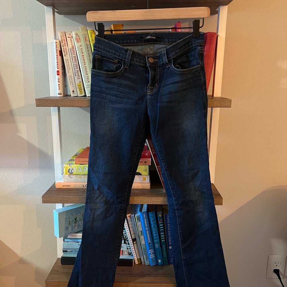 J Brand Veruca Slim Boot Leg Dark Wash Jeans Size 24
